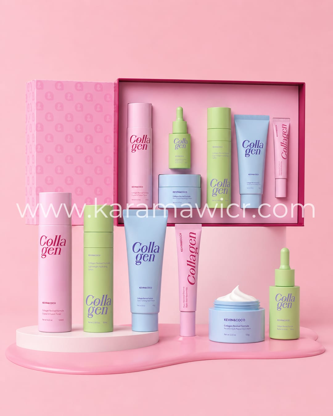 KIT CUIDADO FACIL COLAGENO-KEVIN&COCO 6 PCS