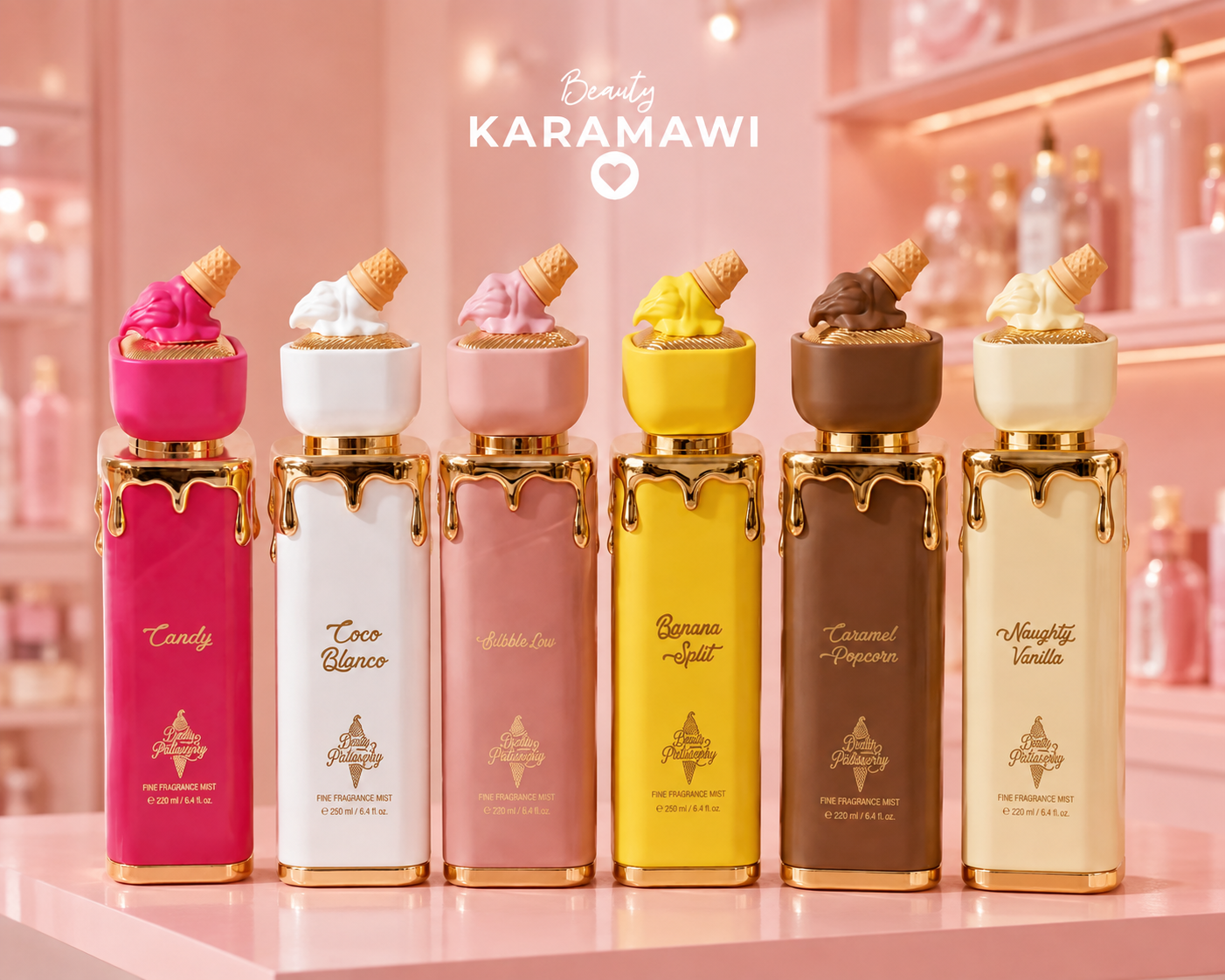 Kit de 6 Perfumes Gourmand