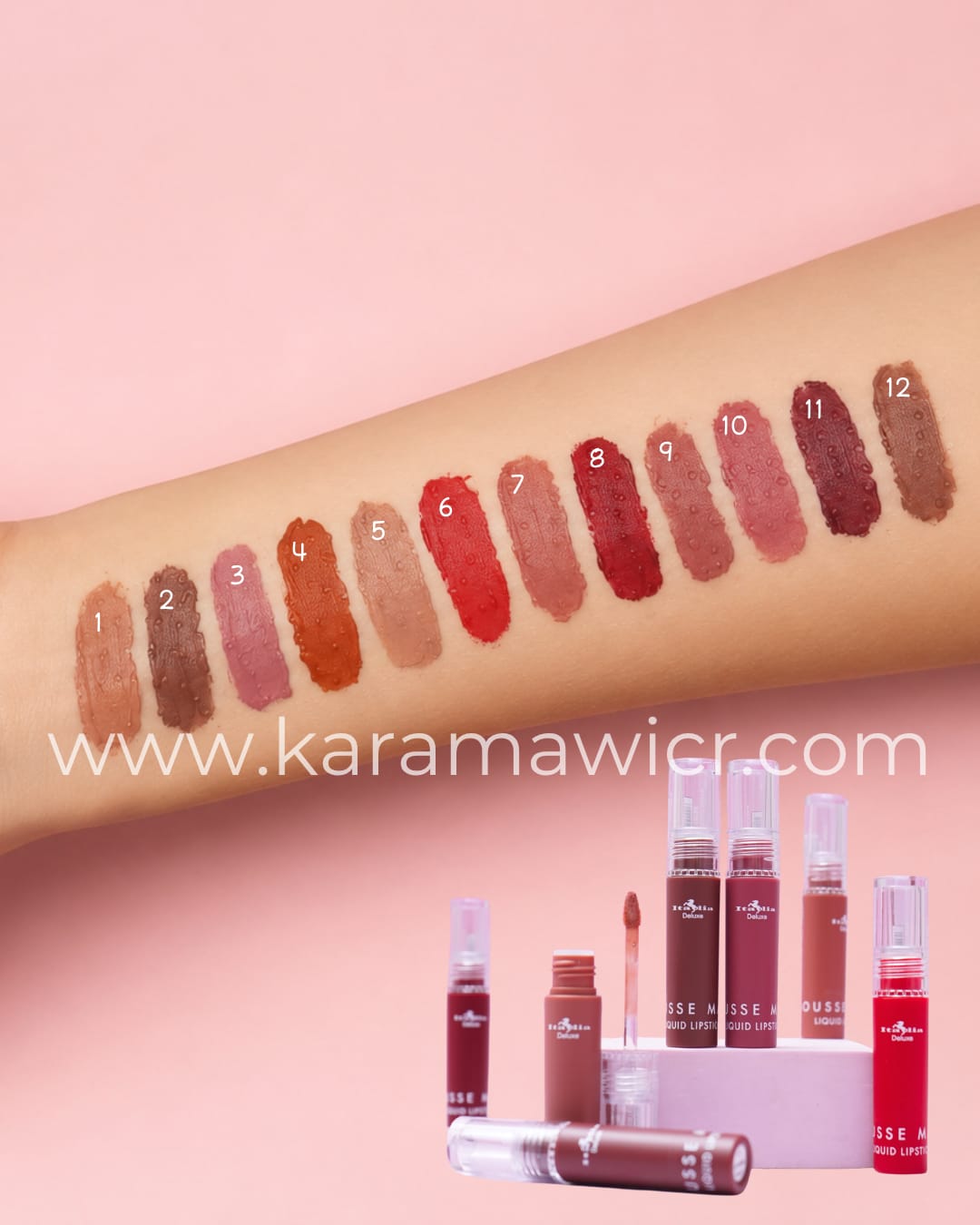 Labial Mousse Matte Liquid Lipstick Italia Deluxe