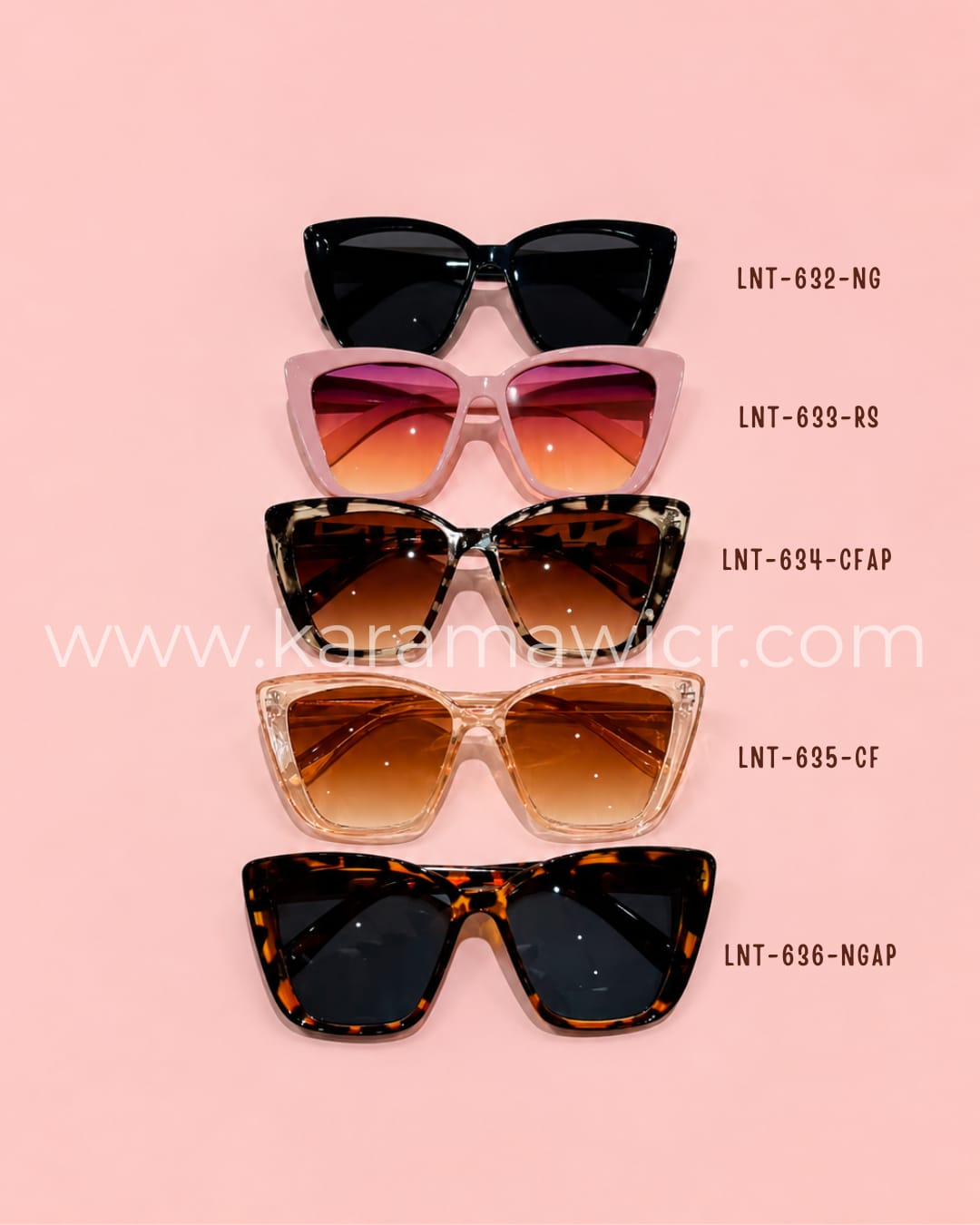 Lentes con montura ojo de gato - Girly Basics