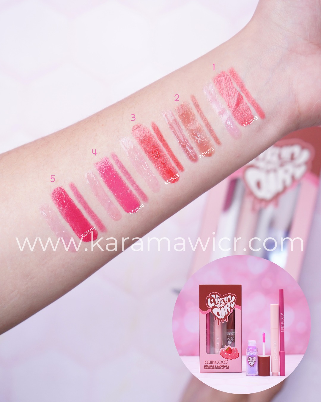 Lip Kit trio  Kevin & Coco