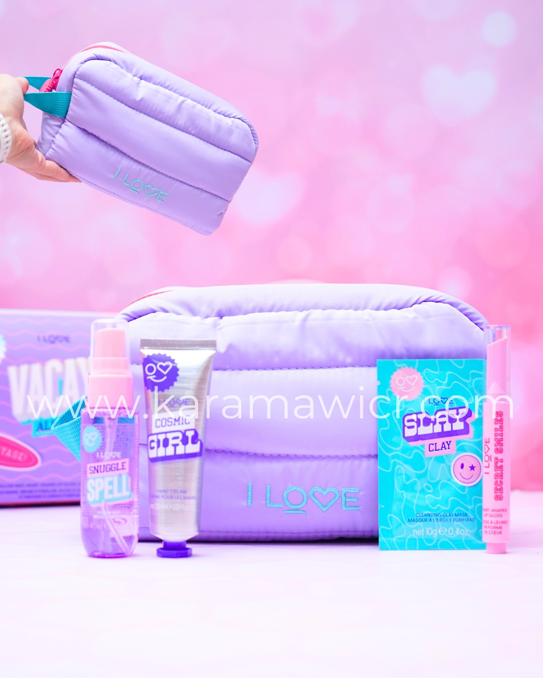 SET DE COSMETIQUERA VACAY ALL DAY-I LOVE