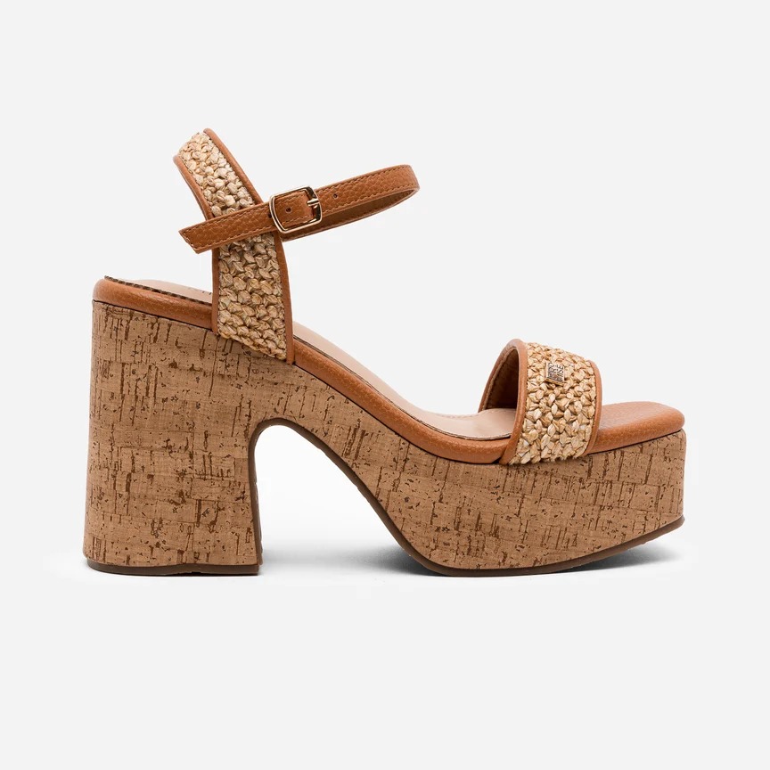 Sandalias Altas Serina Camel Promise
