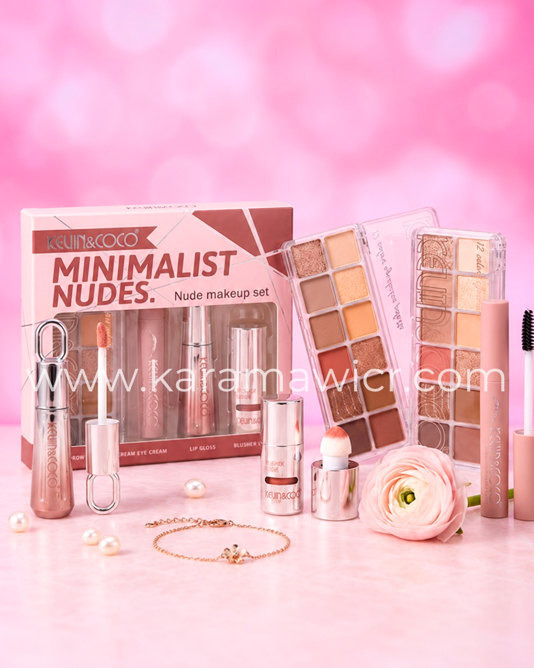 Set de maquillaje Minimalist Nudes Kein&Coco