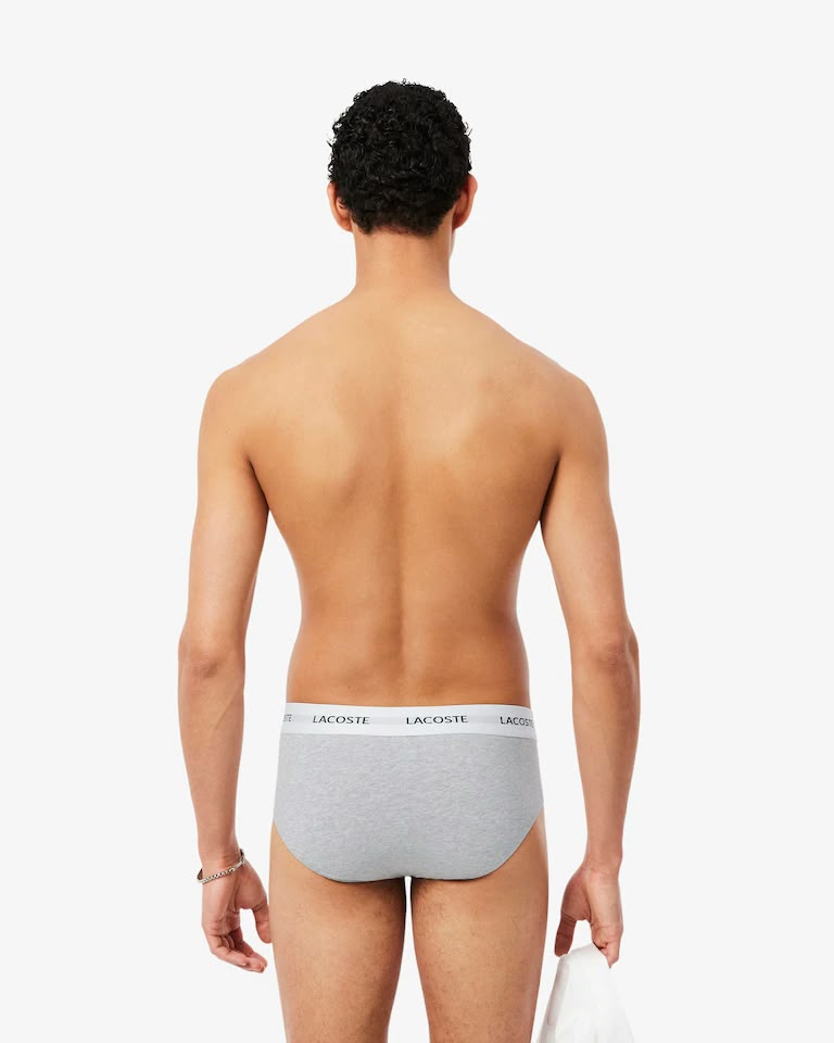 Pack de 3 slips de algodón elástico – foto 3