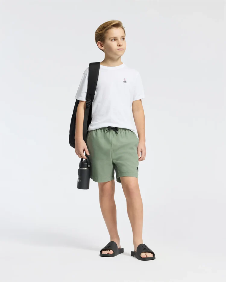 Short de baño con estampado de estilo hidrocrómico Samos