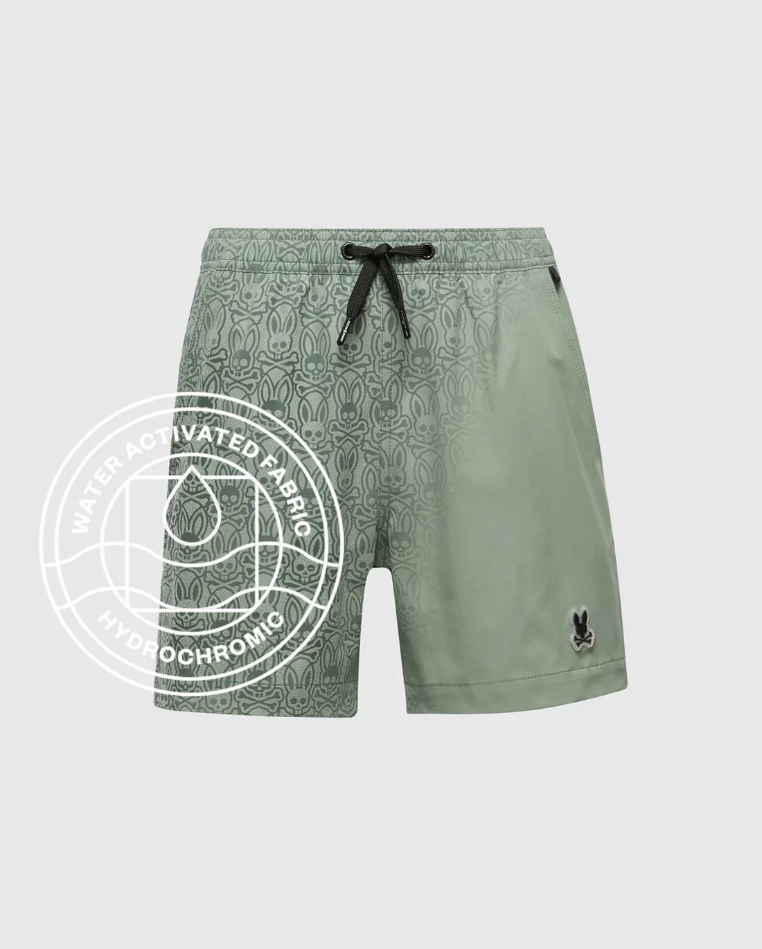 Short de baño con estampado de estilo hidrocrómico Samos