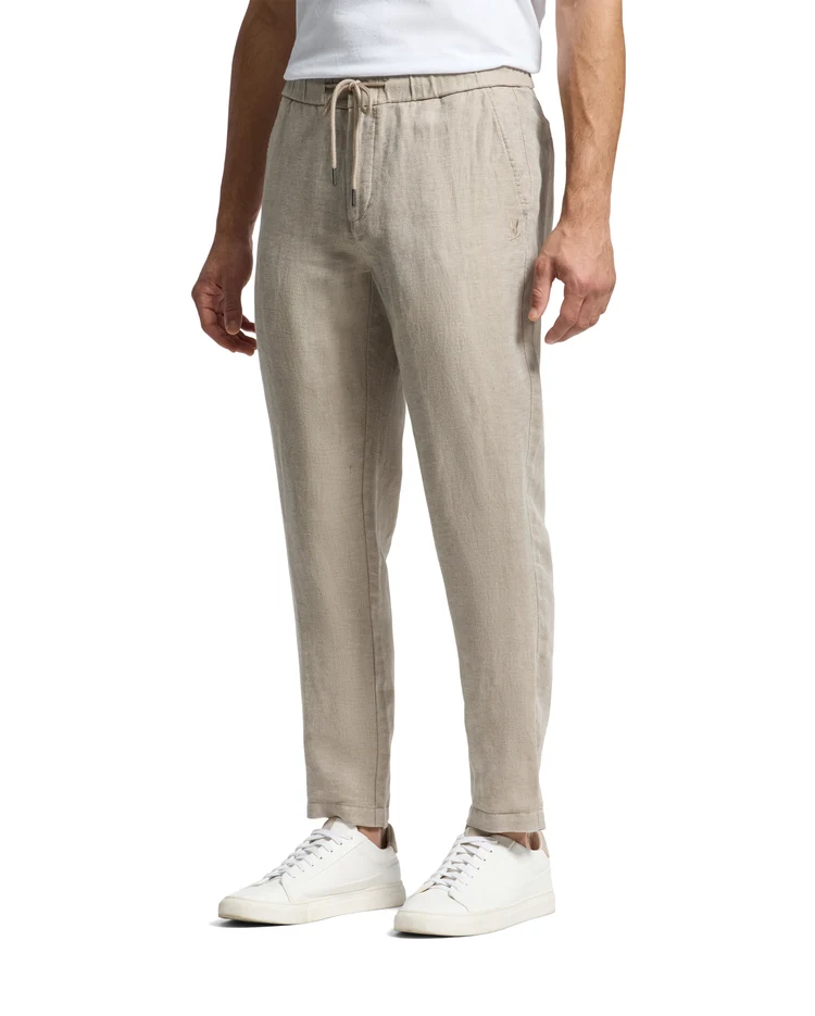 PANTALÓN DE MEZCLA DE LINO CON CORDÓN FATE PARA CABALLERO – foto 2