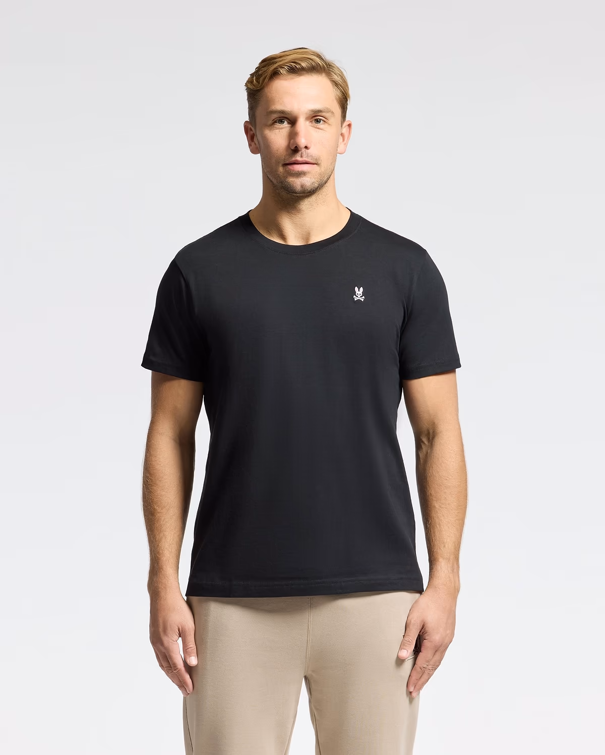 Camiseta clásica cuello redondo