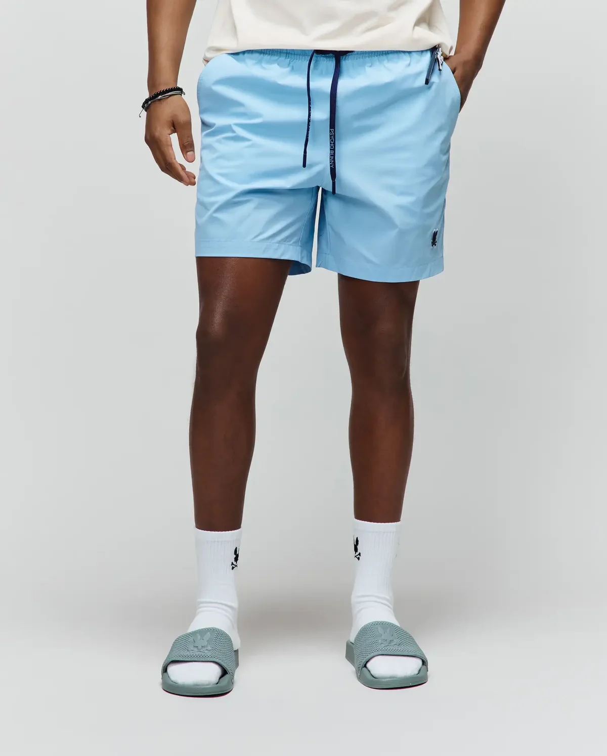 Short de baño con estampado de estilo hidrocrómico Samos