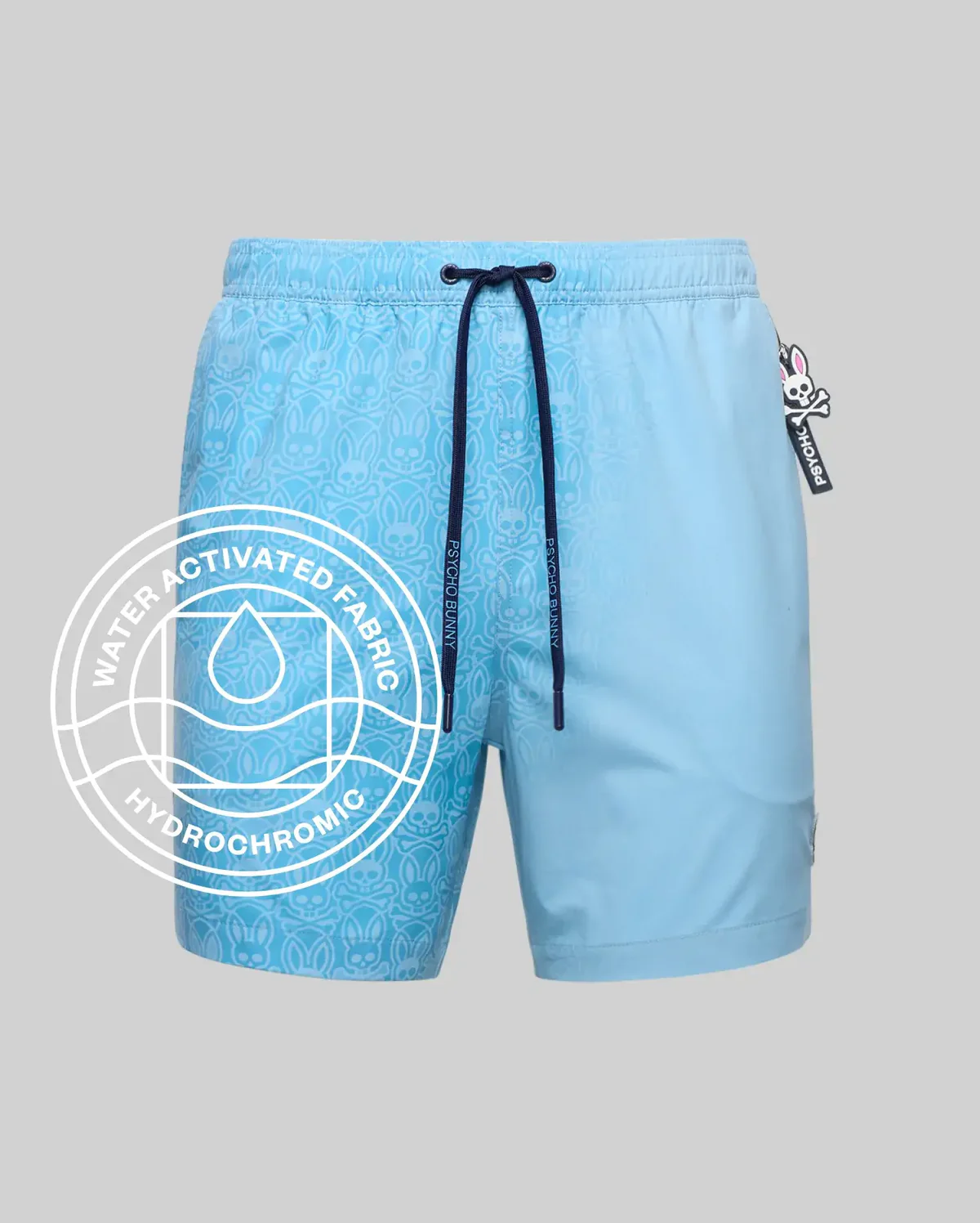 Short de baño con estampado de estilo hidrocrómico Samos