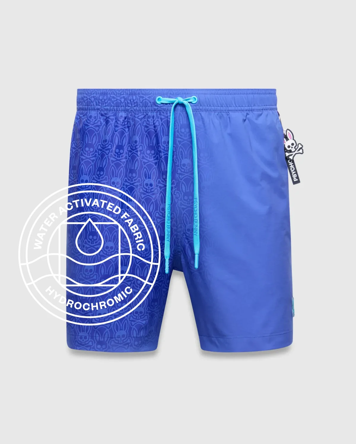 Short de baño con estampado de estilo hidrocrómico Samos