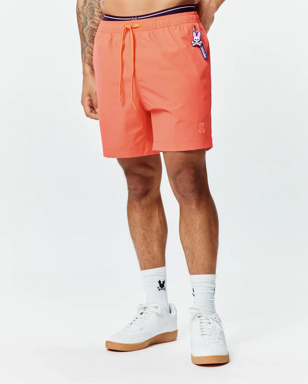 Short de baño con estampado de estilo hidrocrómico Samos