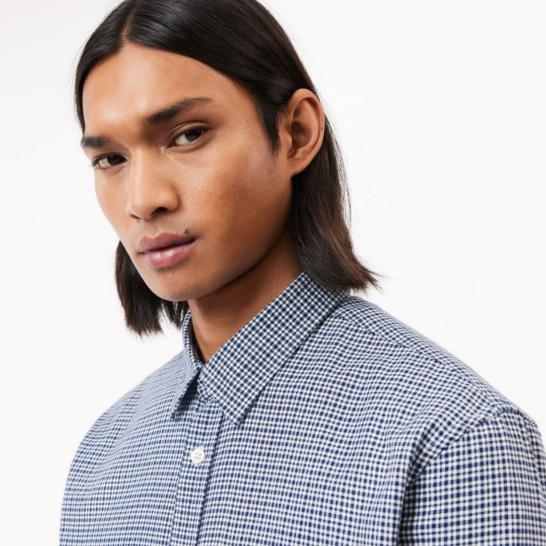 Camisa de franela de algodón de corte regular para hombre – foto 2