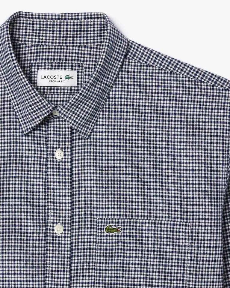 Camisa de franela de algodón de corte regular para hombre – foto 6