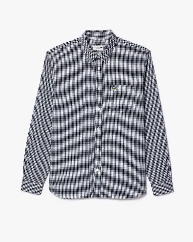 Camisa de franela de algodón de corte regular para hombre – foto 3