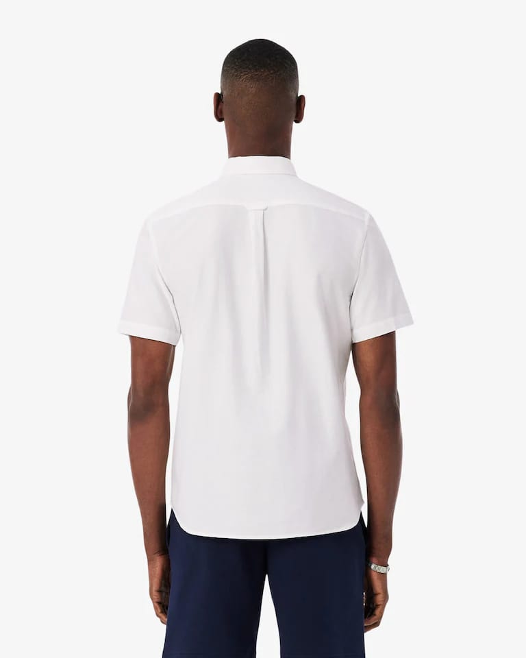 Camisa Oxford De Manga Corta Y Corte Regular Para Hombre – foto 3