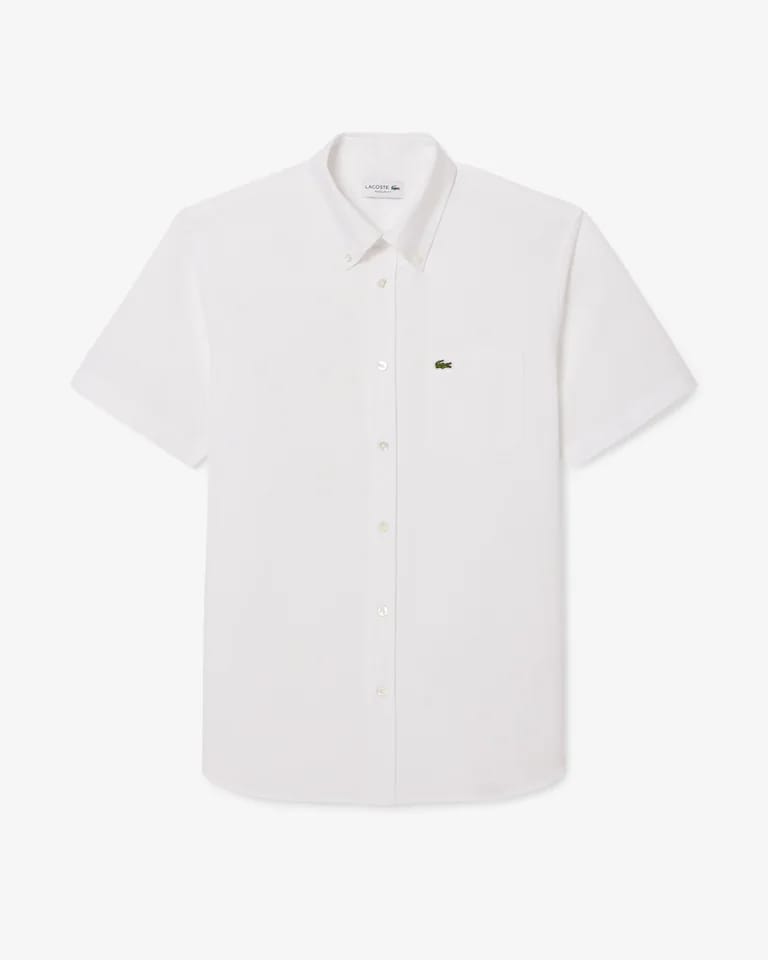 Camisa Oxford De Manga Corta Y Corte Regular Para Hombre – foto 5