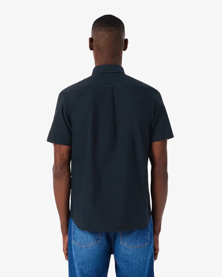 Camisa Oxford De Manga Corta Y Corte Regular Para Hombre – foto 4