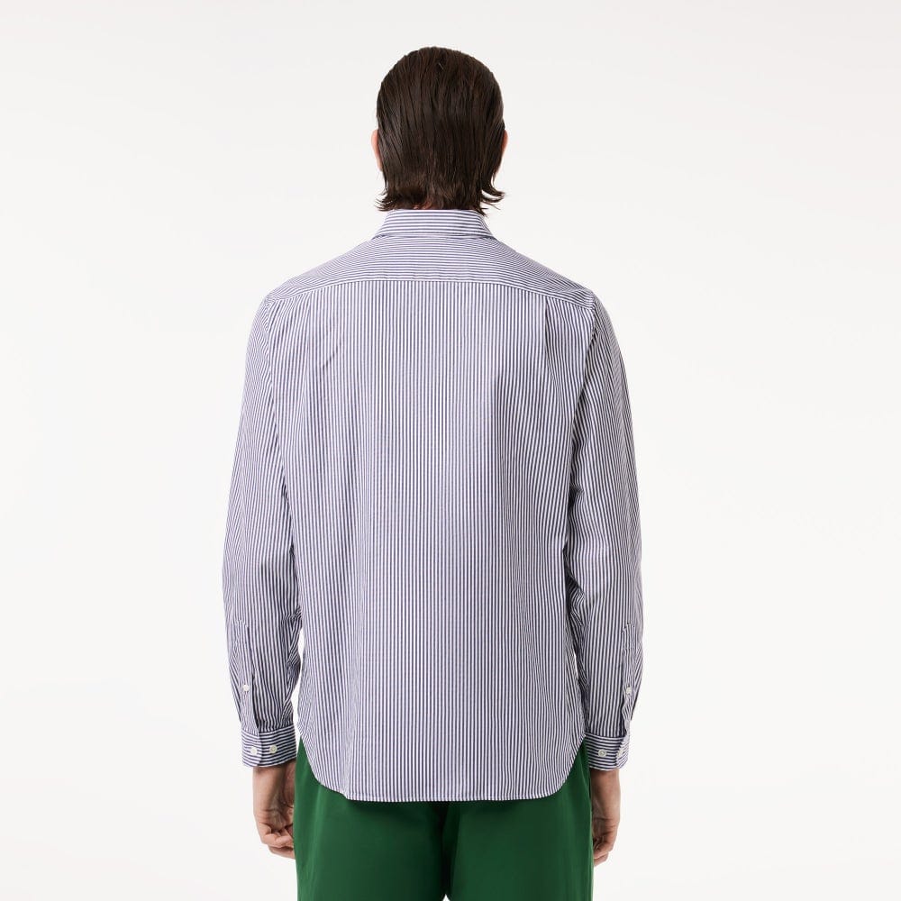 Camisa Regular Fit De Algodón A Rayas – foto 3
