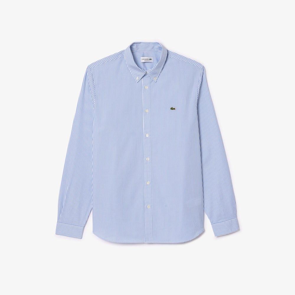 Camisa Regular Fit De Algodón A Rayas – foto 6