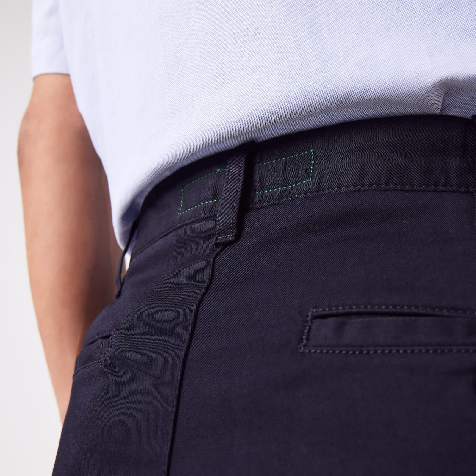 Pantalones de algodón elástico de corte ajustado para hombre – foto 3
