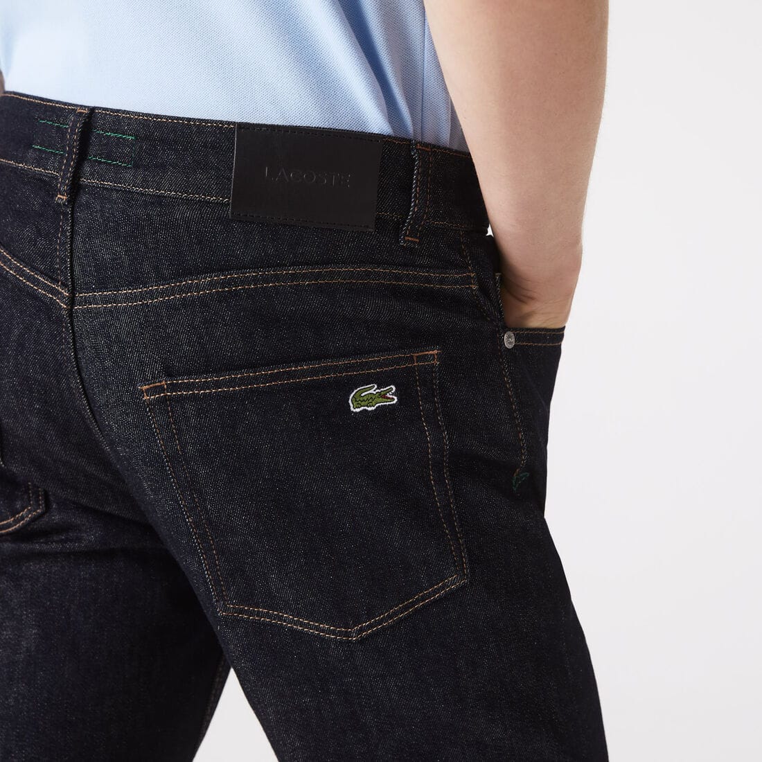 Jeans Para Hombre Slim Fit En Denim De Algodón Elástico – foto 4