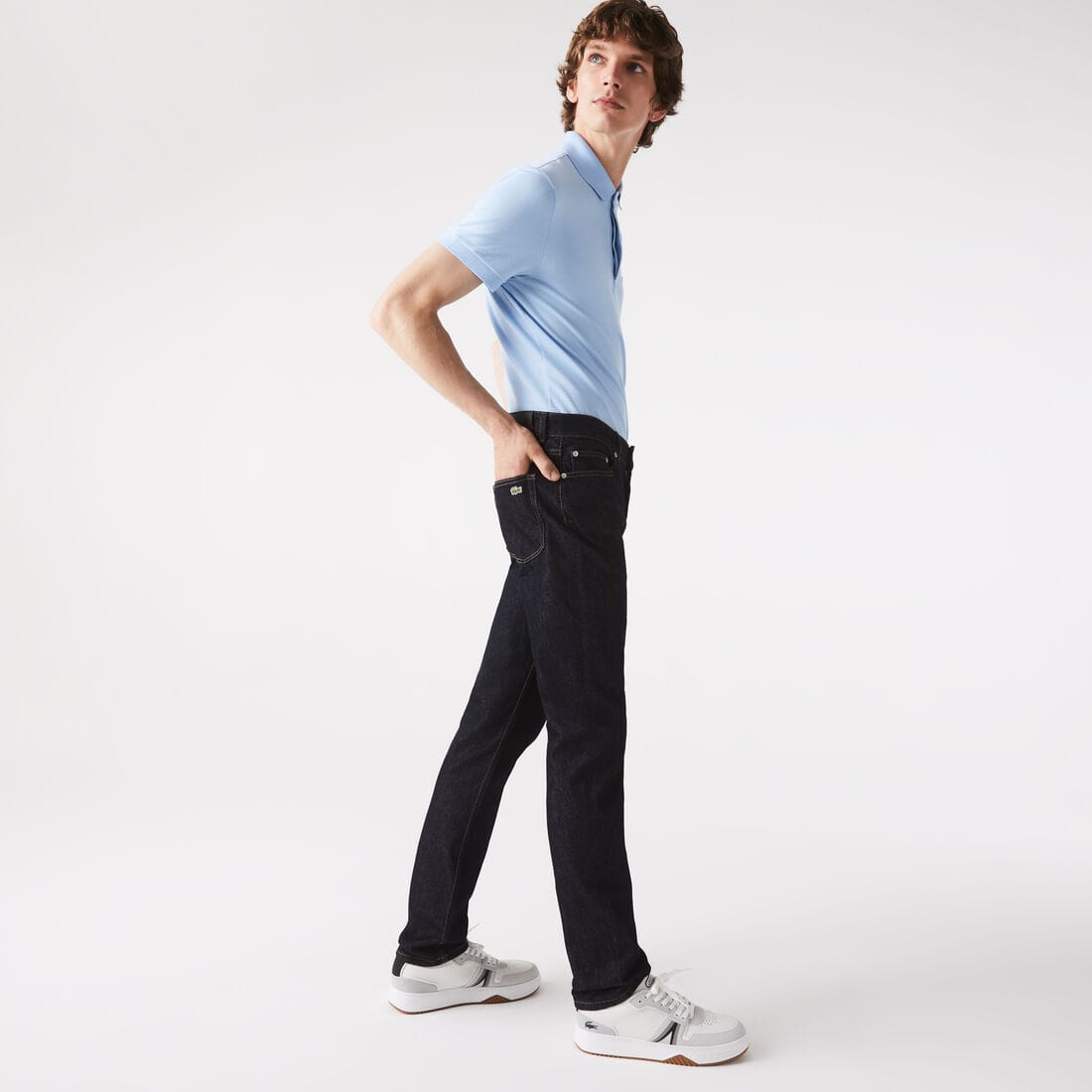 Jeans Para Hombre Slim Fit En Denim De Algodón Elástico – foto 3