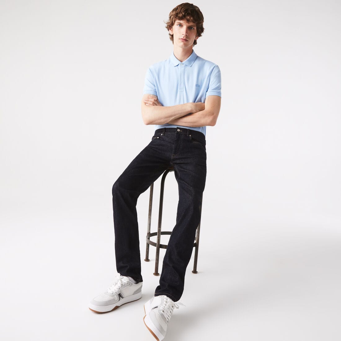 Jeans Para Hombre Slim Fit En Denim De Algodón Elástico – foto 1