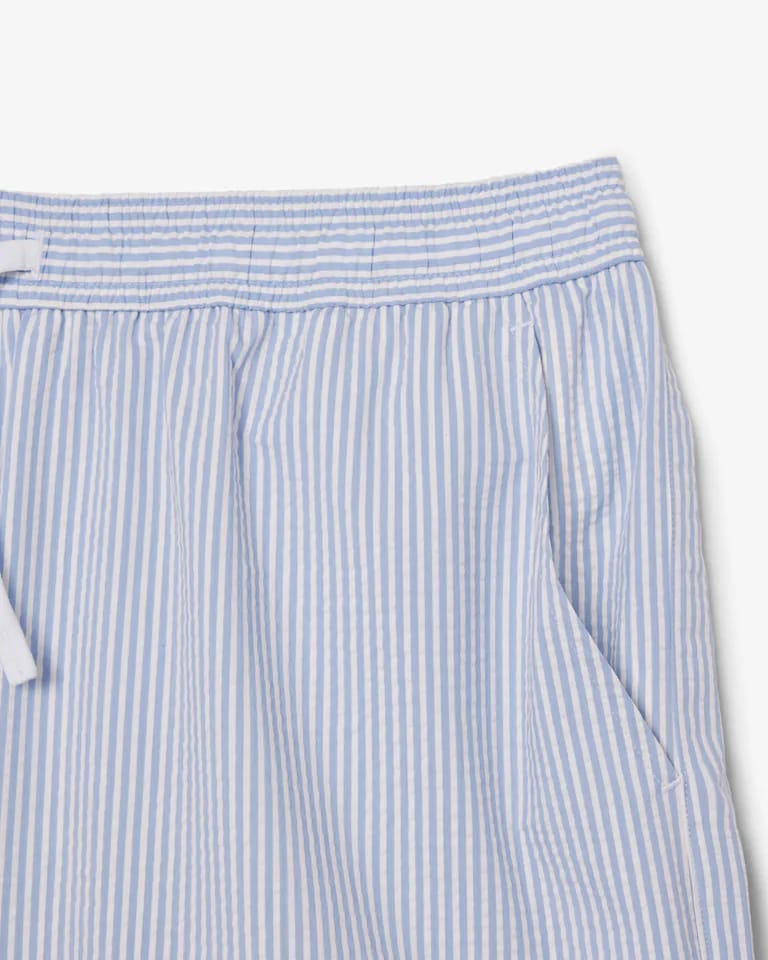 Bañador de hombre de largo medio con textura a rayas – foto 10
