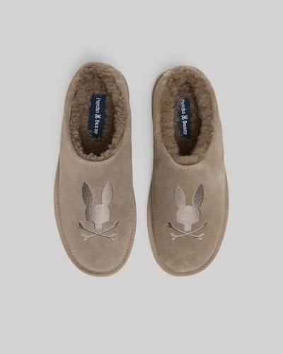 PANTUFLAS DE GAMUZA DE CUERO PSYCHO BUNNY – foto 2