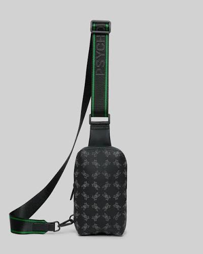 BOLSO CRUZADO CON ACABADO DE GOMA AOP PSYCHO BUNNY – foto 1