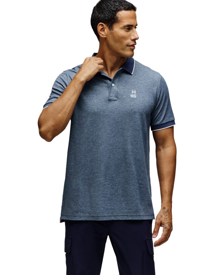 POLO JERSERY INDIGO PARA CABALLERO – foto 1
