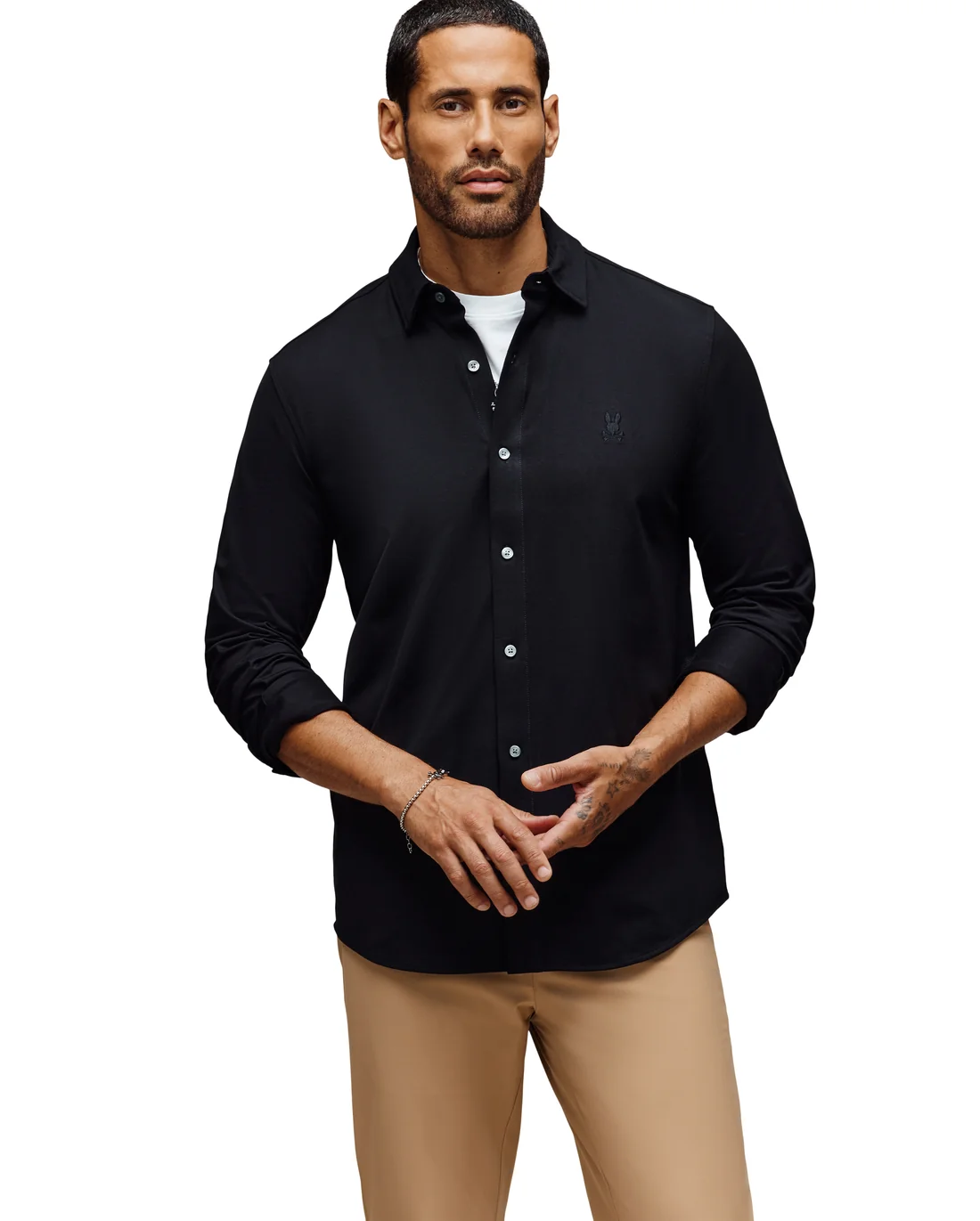Camisa manga larga de punto Jackson