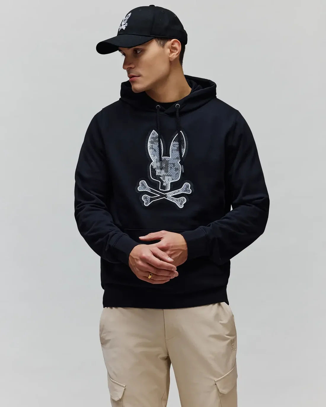 Sudadera con gorro bordada Olivier