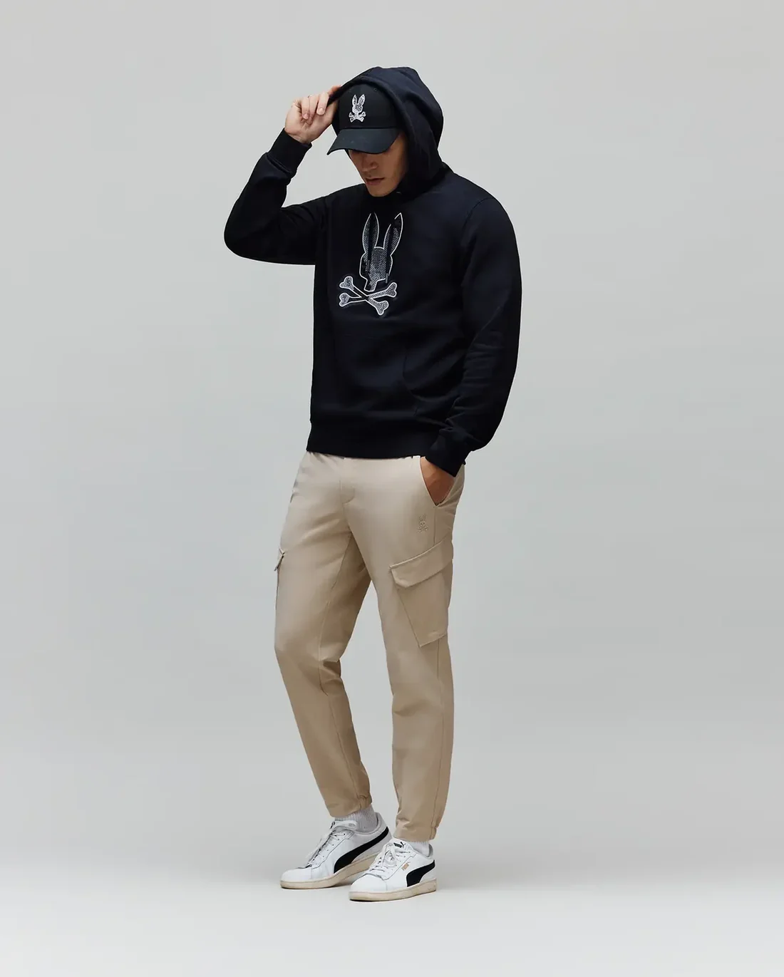 Sudadera con gorro bordada Olivier