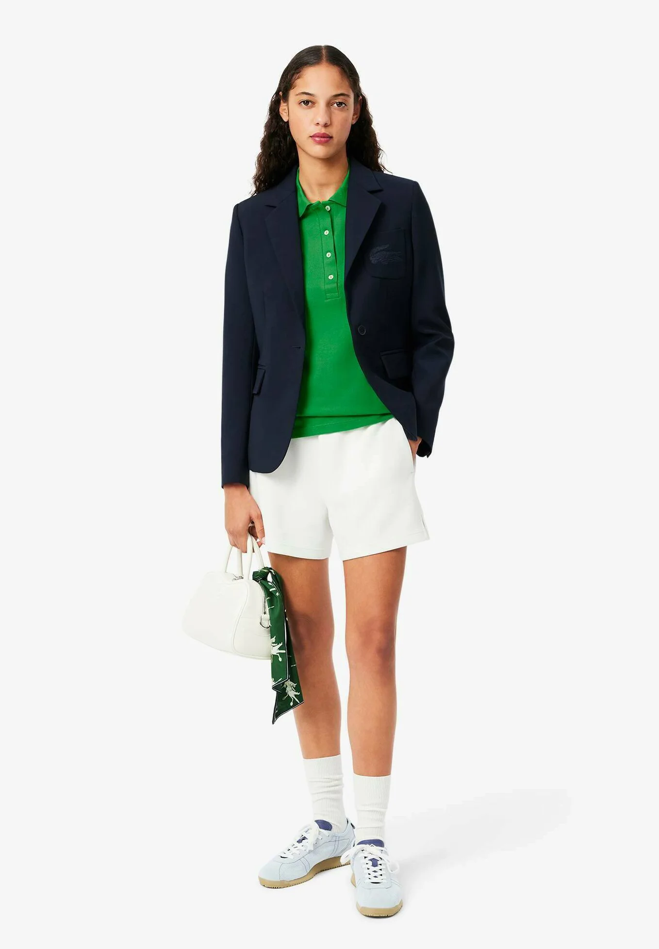 Polo en piqué de algodón stretch