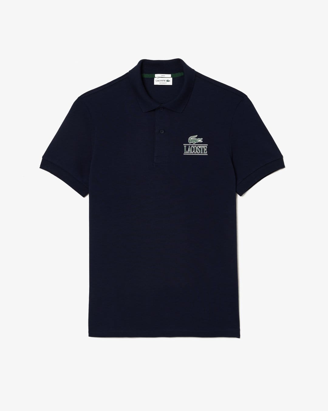 Polo unisex estampado corte regular azul marino. – foto 1