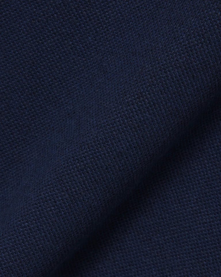 Polo de corte clásico mezcla de algodón y lino – foto 7