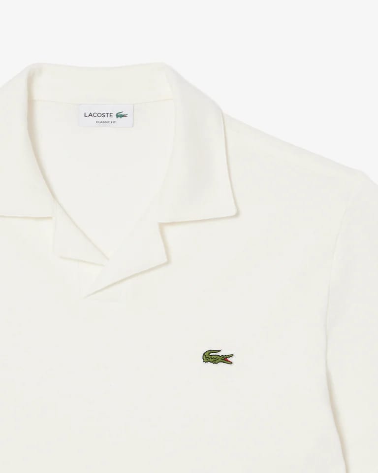 Polo de corte clásico mezcla de algodón y lino – foto 6