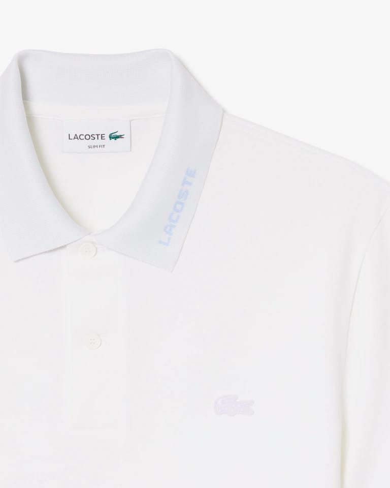 Polo Commuter de piqué de corte ajustado con detalles de marca de jacquard – foto 6