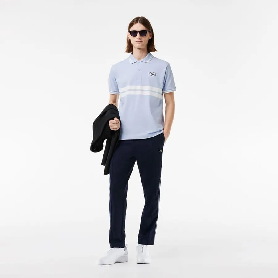 Polo clásico para hombre L.12.12 con insignia – foto 2