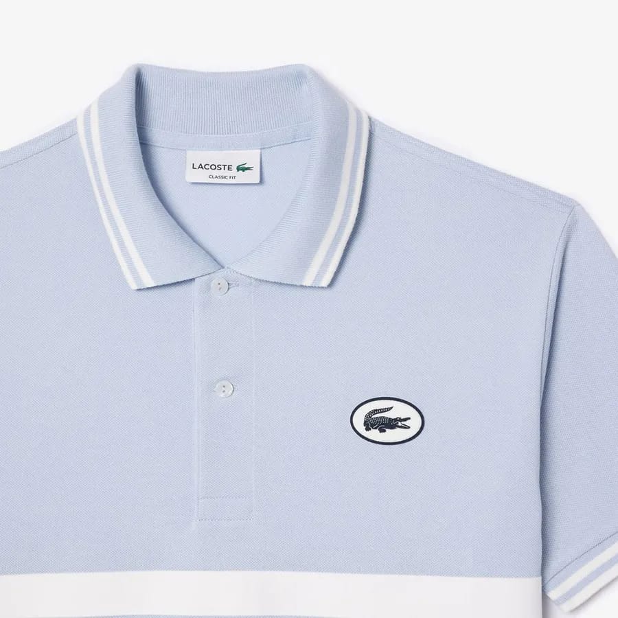 Polo clásico para hombre L.12.12 con insignia – foto 5