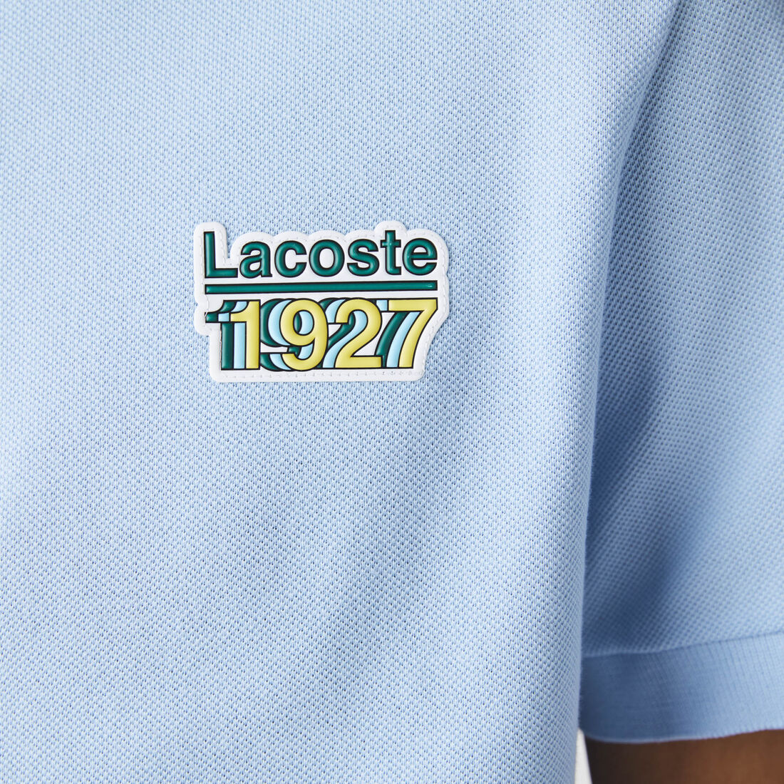 Polo de hombre Lacoste de corte regular en piqué de algodón con parche – foto 4