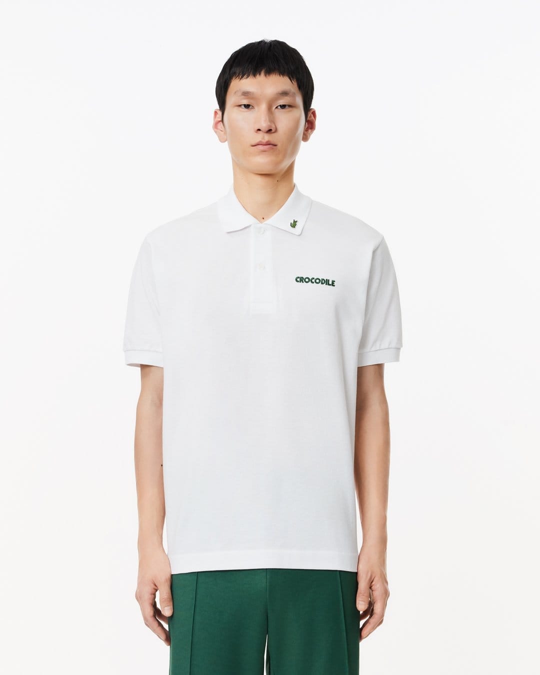 Polo clásico para hombre L.12.12 con texto – foto 1