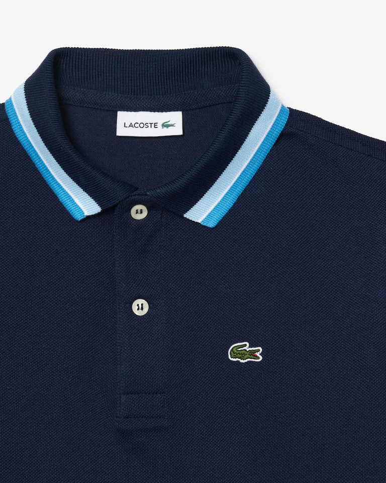 Polo de petit piqué con cuello a rayas para niño – foto 7