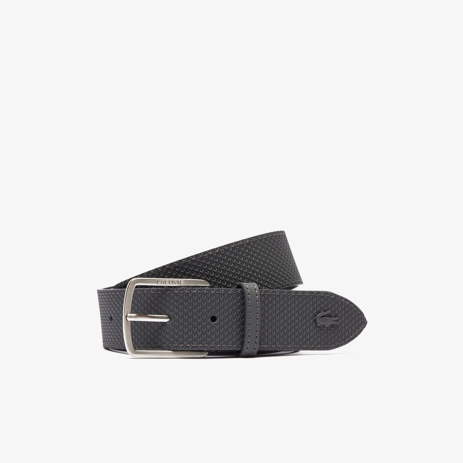 Cinturón Para Hombre En Piel Texturizada Con Hebilla Grabada – foto 1