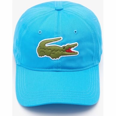 Gorra Con Línea A Contraste Y Cocodrilo Oversized De Algodón Para Hombre – foto 1