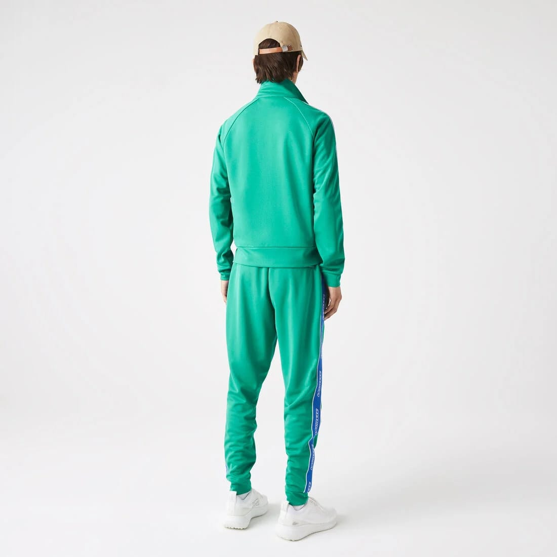 Sudadera con cremallera y cuello alto Lacoste Héritage para hombre – foto 2