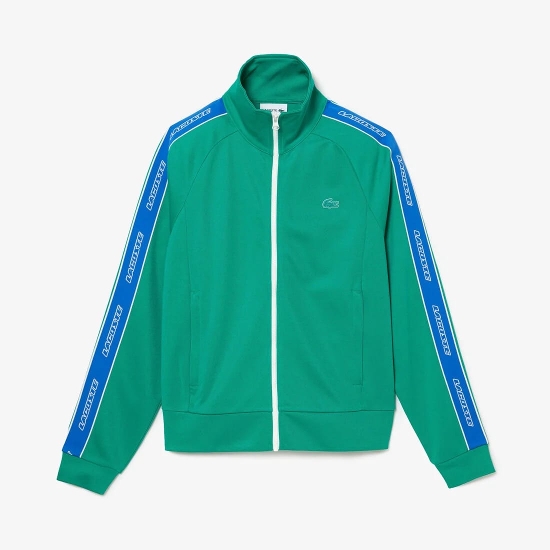 Sudadera con cremallera y cuello alto Lacoste Héritage para hombre – foto 4